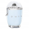 Електрическа цитрус преса Smeg CJF11PBEU, 70 W, Антикапкова система, Противоплъзгаща се основа, Пастелно син