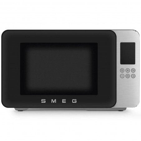 SMEG Collezione MOC01BLMEU 4-in-1 Microwave Oven with Grill, 1900W, 29 L, 18 Programs, Soft-Close Door, Audible Alarm, LCD, Matte Black