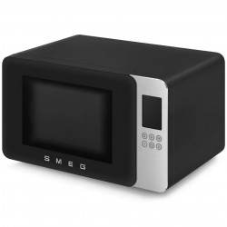 SMEG Collezione MOC01BLMEU 4-in-1 Microwave Oven with Grill, 1900W, 29 L, 18 Programs, Soft-Close Door, Audible Alarm, LCD, Matte Black