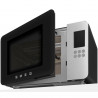 Φούρνος μικροκυμάτων με γκριλ 4 σε 1 SMEG Collezione MOC01BLMEU, 1900 W, 29 λίτρα, 18 προγράμματα, Ομαλό κλείσιμο, Ηχητική ειδοποίηση, Οθόνη LCD, Μαύρο ματ