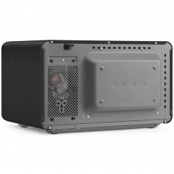 SMEG Collezione MOC01BLMEU 4-in-1 Microwave Oven with Grill, 1900W, 29 L, 18 Programs, Soft-Close Door, Audible Alarm, LCD, Matte Black
