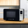 SMEG Collezione MOC01BLMEU 4-in-1 Microwave Oven with Grill, 1900W, 29 L, 18 Programs, Soft-Close Door, Audible Alarm, LCD, Matte Black