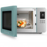Cuptor cu microunde cu gratar 4in1 SMEG Collezione MOC01EGMEU, 1900 W, 29 l, 18 programe, Inchidere lina, Semnal sonor, Ecran LCD, Verde