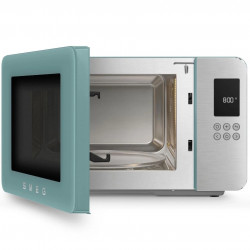 SMEG Collezione MOC01EGMEU 4-in-1 Microwave Oven with Grill, 1900W, 29 L, 18 Programs, Soft-Close Door, Audible Alarm, LCD, Green