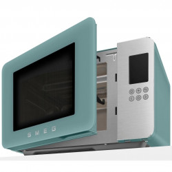SMEG Collezione MOC01EGMEU 4-in-1 Microwave Oven with Grill, 1900W, 29 L, 18 Programs, Soft-Close Door, Audible Alarm, LCD, Green