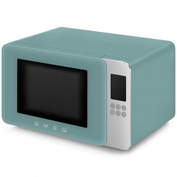 SMEG Collezione MOC01EGMEU 4-in-1 Microwave Oven with Grill, 1900W, 29 L, 18 Programs, Soft-Close Door, Audible Alarm, LCD, Green