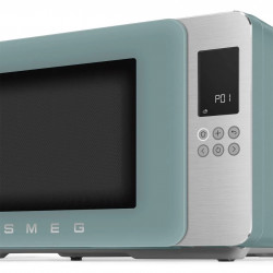 SMEG Collezione MOC01EGMEU 4-in-1 Microwave Oven with Grill, 1900W, 29 L, 18 Programs, Soft-Close Door, Audible Alarm, LCD, Green