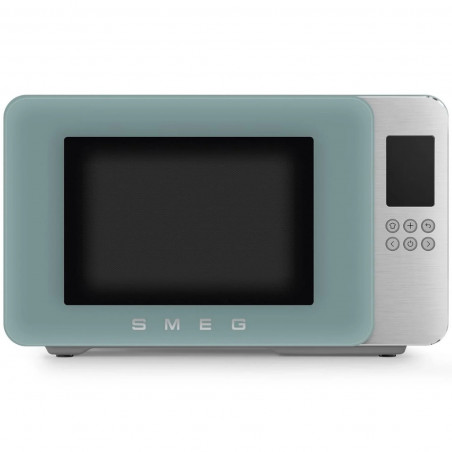 Cuptor cu microunde cu gratar 4in1 SMEG Collezione MOC01EGMEU, 1900 W, 29 l, 18 programe, Inchidere lina, Semnal sonor, Ecran LCD, Verde