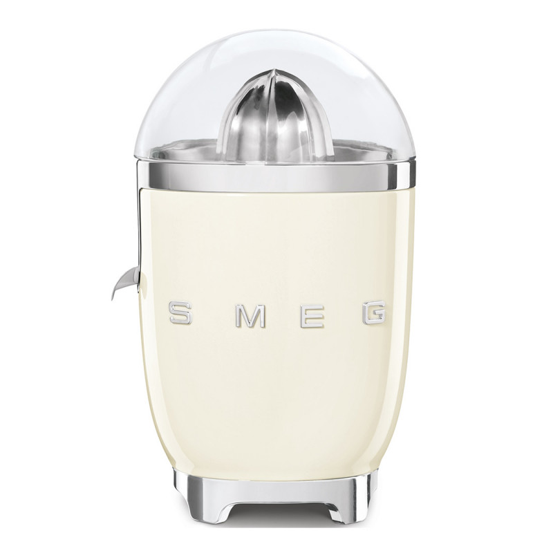 Ηλεκτρική αποχυμωτής εσπεριδοειδών Smeg CJF11CREU, 70 W, Σύστημα αποφυγής στάγδην, Αντιολισθητική βάση, Κρεμ
