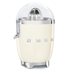 Smeg CJF11CREU Electric Citrus Juicer, 70 W, Drip-Proof System, Non-Slip Base, Cream