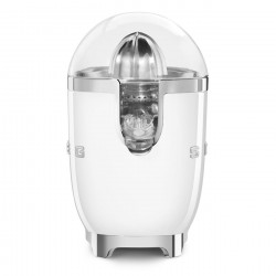 Електрическа цитрус преса Smeg CJF11WHEU, 70 W, Антикапкова система, Противоплъзгаща се основа, Бял