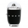 Smeg CJF11BLEU Electric Citrus Juicer, 70 W, Drip-Proof System, Non-Slip Base, Black