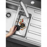 Мелница за хранителни отпадъци/Прасе Smeg KITFD050, 375 W, 0.75 HP, За мивки със сифон 9 см, Антикорозионна защита, Черен/Инокс