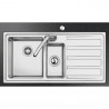 Мелница за хранителни отпадъци/Прасе Smeg KITFD050, 375 W, 0.75 HP, За мивки със сифон 9 см, Антикорозионна защита, Черен/Инокс