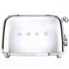 Prăjitor de pâine SMEG 50's Style TSF03SSEU, 2000 W, 4 felii, 6 niveluri, Tava pentru firimituri, Cablu integrat, Oțel inoxidabil, Argintiu
