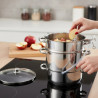 Klausberg KB 9032 Juicer, 28 cm, 8 liters, 4 pieces, Induction, Stainless Steel