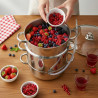 Klausberg KB 9032 Juicer, 28 cm, 8 liters, 4 pieces, Induction, Stainless Steel