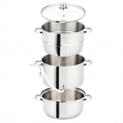 Klausberg KB 9032 Juicer, 28 cm, 8 liters, 4 pieces, Induction, Stainless Steel