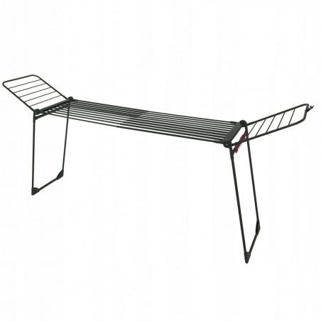 Сушилник за дрехи Kinghoff KH 2045, 30 м, До 25 кг, Сгъваем, Стомана, Черен