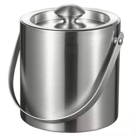 Formă de înghețată Kinghoff KH 1243, 1,5 l, Ø15 cm, perete dublu, mâner pentru transport ușor, oțel inoxidabil