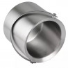 Kinghoff KH 1243 Ice Bucket, 1.5 L, Ø15 cm, Double-walled, Carrying Handle, Stainless Steel