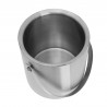 Kinghoff KH 1243 Ice Bucket, 1.5 L, Ø15 cm, Double-walled, Carrying Handle, Stainless Steel