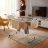 Πτυσσόμενο στεγνωτήριο ρούχων Kinghoff KH 2041, 25 μ., έως 20 κιλά, αντιολισθητικά άκρα, χάλυβας, λευκό/γκρι