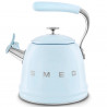 Βραστήρας με σφυρίχτρα Smeg CKLW2001PB, 2,3 λίτρα, επαγωγή, λαβή που δεν ζεσταίνεται, ανοξείδωτο, παστέλ μπλε