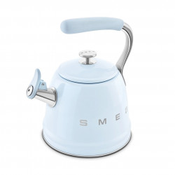 Βραστήρας με σφυρίχτρα Smeg CKLW2001PB, 2,3 λίτρα, επαγωγή, λαβή που δεν ζεσταίνεται, ανοξείδωτο, παστέλ μπλε