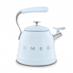 Βραστήρας με σφυρίχτρα Smeg CKLW2001PB, 2,3 λίτρα, επαγωγή, λαβή που δεν ζεσταίνεται, ανοξείδωτο, παστέλ μπλε