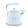 Βραστήρας με σφυρίχτρα Smeg CKLW2001PB, 2,3 λίτρα, επαγωγή, λαβή που δεν ζεσταίνεται, ανοξείδωτο, παστέλ μπλε