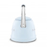Smeg CKLW2001PB Whistling Kettle, 2.3 L, Induction, Cool-Touch Handle, Stainless Steel, Pastel Blue