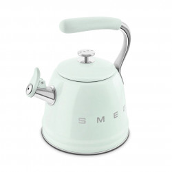Βραστήρας με σφυρίχτρα Smeg CKLW2001PG, 2,3 λίτρα, επαγωγή, λαβή που δεν ζεσταίνεται, ανοξείδωτο, παστέλ πράσινο