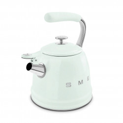 Βραστήρας με σφυρίχτρα Smeg CKLW2001PG, 2,3 λίτρα, επαγωγή, λαβή που δεν ζεσταίνεται, ανοξείδωτο, παστέλ πράσινο