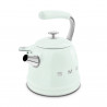 Smeg CKLW2001PG sípoló vízforraló, 2,3 l, indukciós, hőálló fogantyú, acél, pasztellzöld