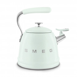Smeg CKLW2001PG sípoló vízforraló, 2,3 l, indukciós, hőálló fogantyú, acél, pasztellzöld