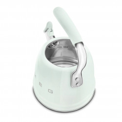 Smeg CKLW2001PG sípoló vízforraló, 2,3 l, indukciós, hőálló fogantyú, acél, pasztellzöld