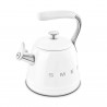 Βραστήρας με σφυρίχτρα Smeg CKLW2001WH, 2,3 λίτρα, επαγωγή, λαβή που δεν ζεσταίνεται, ανοξείδωτο, λευκό