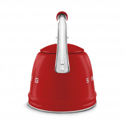 Smeg CKLW2001RD sípoló vízforraló, 2,3 l, indukciós, hőálló fogantyú, acél, piros