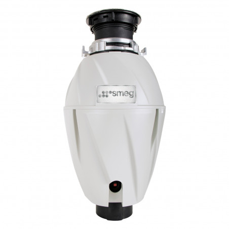 Мелница за хранителни отпадъци/Прасе Smeg KITFD075, 375 W, 0.75 HP, За мивки със сифон 9 см, Антикорозионна защита, Черен/Инокс