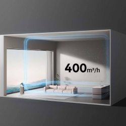 Second hand: Dreame AirPursue PM20 CVF14A Air Purifier, 48 m², Automatic Features, Heating, Plasma and UVC Sterilization, TVOC, LCD, HEPA, White/Bronze
