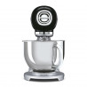 Планетарен миксер Smeg SMF04BLEU, 800W, 4.8 л, 10 скорости, Функция за плавен старт, Крачета против хлъзгане, Черен/Инокс
