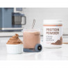 Mașină de înghețată 13-în-1 Ninja CREAMi Scoop & Swirl™ NC702EU, 800 W, 13 programe, manetă cu 3 poziții pentru cornetele de înghețată, CreamiFit, Creamify, 2 cupe de 473 ml, Personalizare, Albastru/Gri