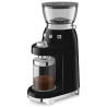 Кафемелачка Smeg CGF03BLEU, 150W, 240 г, Система за завъртане и заключване, Ръчна функция, Черен