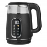 Електрическа кана Oliver Voltz OV51230AF, 2200W, 1.7 л, 4 режима, 13 темп. настройки, LCD дисплей, Сензорен контрол, Черен/Сребрист