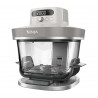 Фритюрник с горещ въздух Ninja CRISPi Pro AS101EULG, 2050W, 2.3 + 5.7 л, 26-240°C, Max Crisp, Керамични плочи, Без PFAS, Сив/Бял