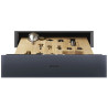 Sertar cu accesorii pentru vin Smeg Linea CPS115G, 13 piese, 59,7 x 1,35 cm, Sistem de deschidere Push, Gri