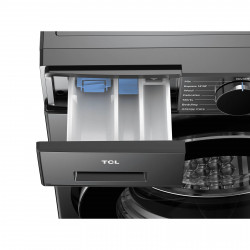 Mașină de spălat cu încărcare frontală TCL F4 FF0844SA0EE, Clasa A (-25 %), 18 programe, 8 kg, 1400 rpm, Turbo Speed, autoStain Removal, MAGIC Flow, Gri