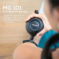 Beurer MG 101 Massager, 5 intensity levels, Auto Shut-Off, 5 attachments, Brushless motor, 38 dB, Black