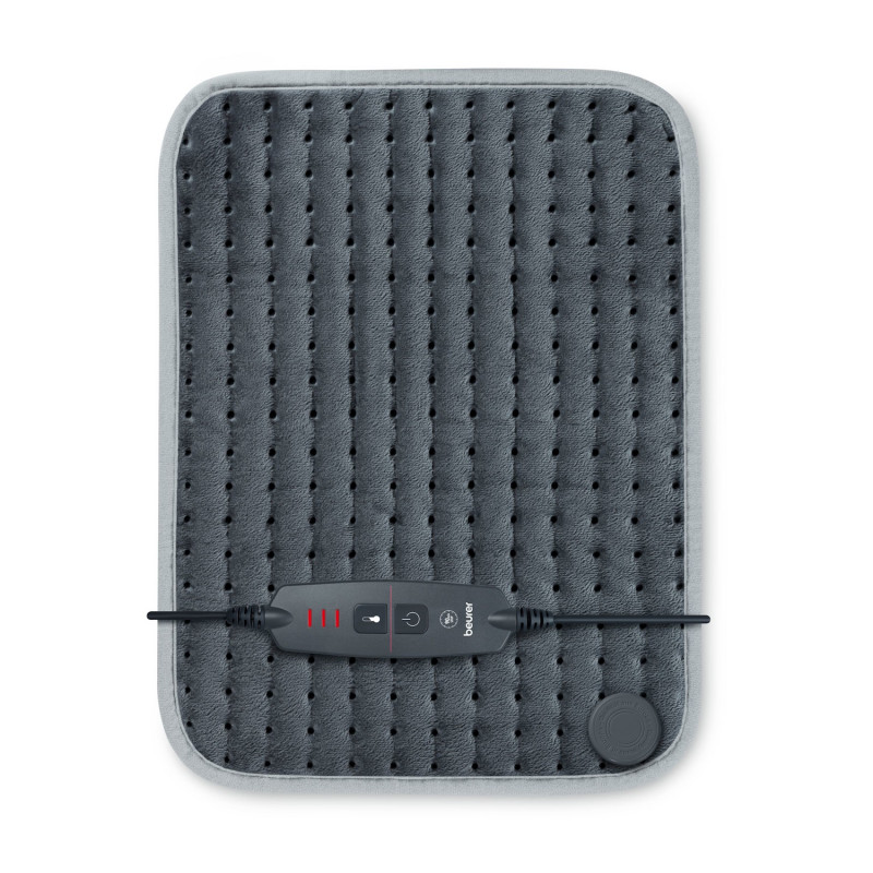 Beurer HK SE elektromos párna, 100 W, 44×33 cm, 3 fokozat, automatikus kikapcsolás, szürke